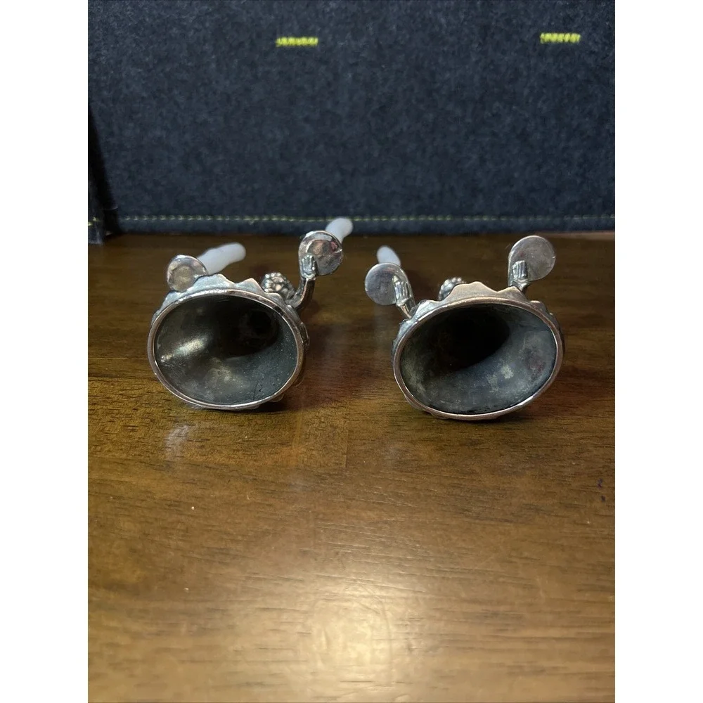 Vtg Oneida Ltd Silver Angel Lights Candleholder‎ William A Rogers Silverplated